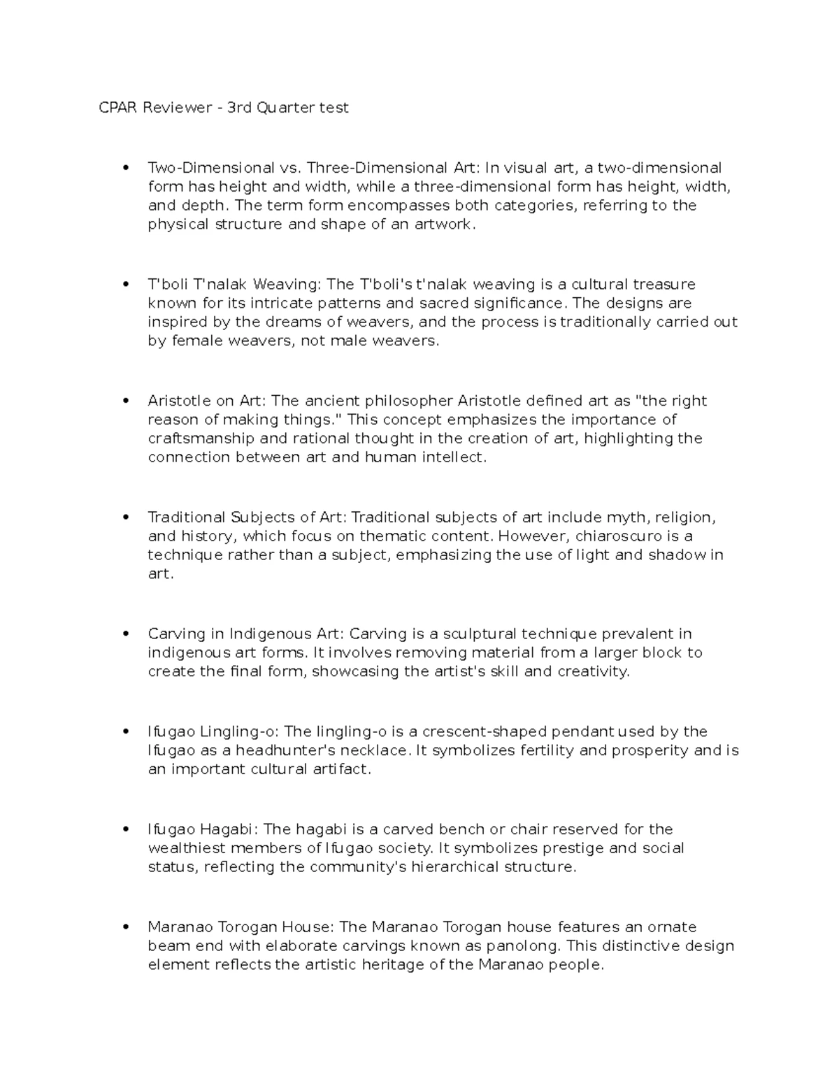 EAPP 101: Position Paper on Arguable Topics with Evidence Types - Studocu