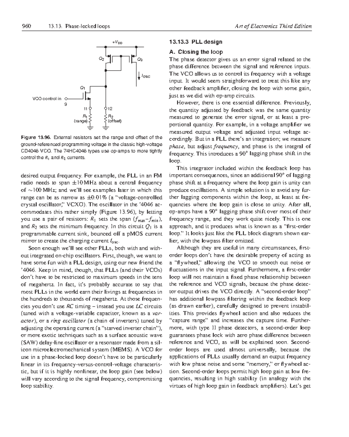 960 Art of Electronics: PLL Design and Loop Stability (Ch 13) - Studocu
