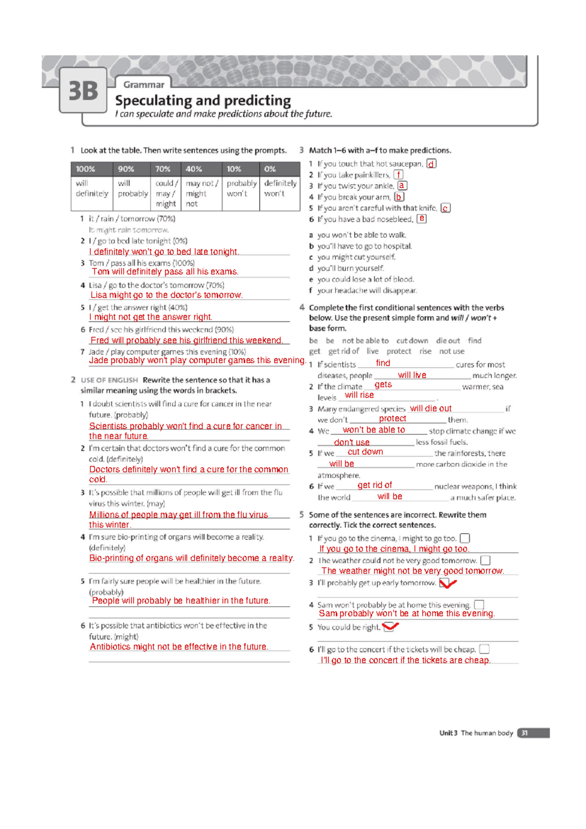 UNIT 3 - HW - Elearning - huhu - Tiếng Anh - Studocu