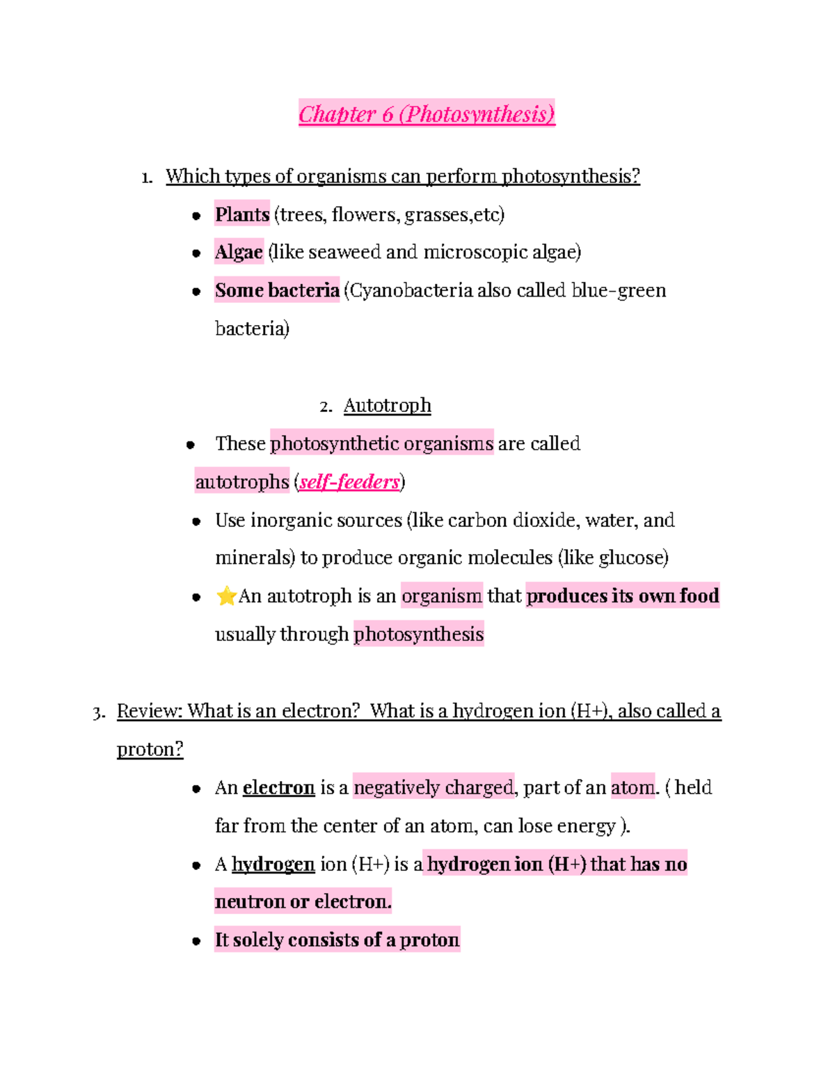Cellular Respiration Study Notes: Key Concepts & Processes (BIO 101 ...