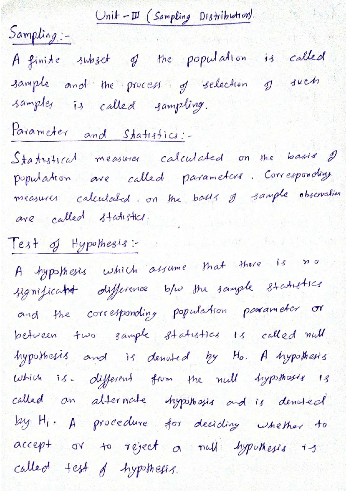 PQT - UNIT IV Queueing Theory Lecture Notes - Studocu