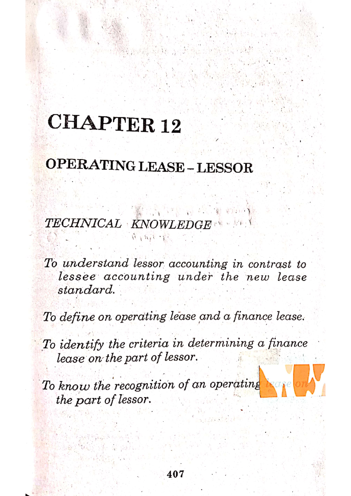 Chapter 12- Operating Lease - Intermediate Accounting - Studocu