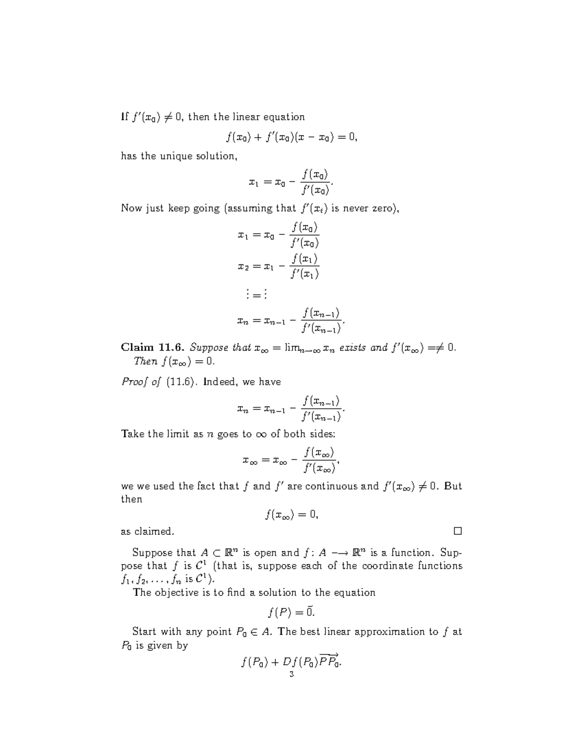 MIT 18.022F10 Lecture 11: Linear Equations and Continuity - Studocu