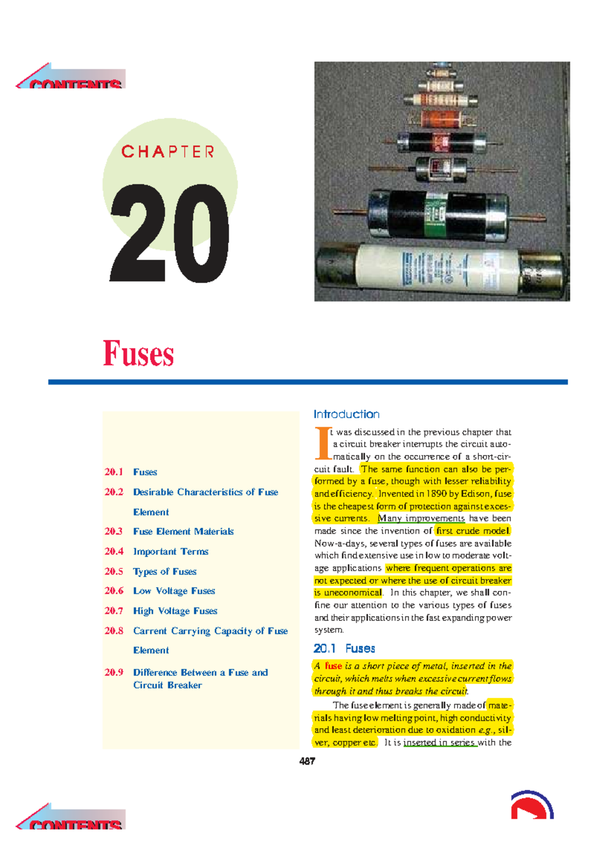 CHAPTER 20: Fuses Overview and Characteristics (DOC-20260113) - Studocu