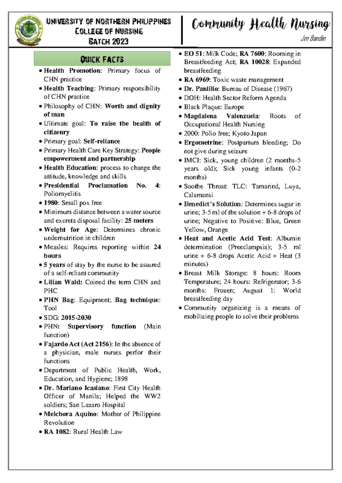 Community Health Nursing Overview Key Concepts And Practices Chn 2023