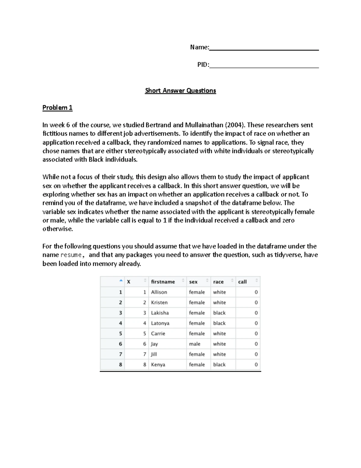 SA2 Solutions - Short Answer Practice Final (Course Code: SA2) - Studocu