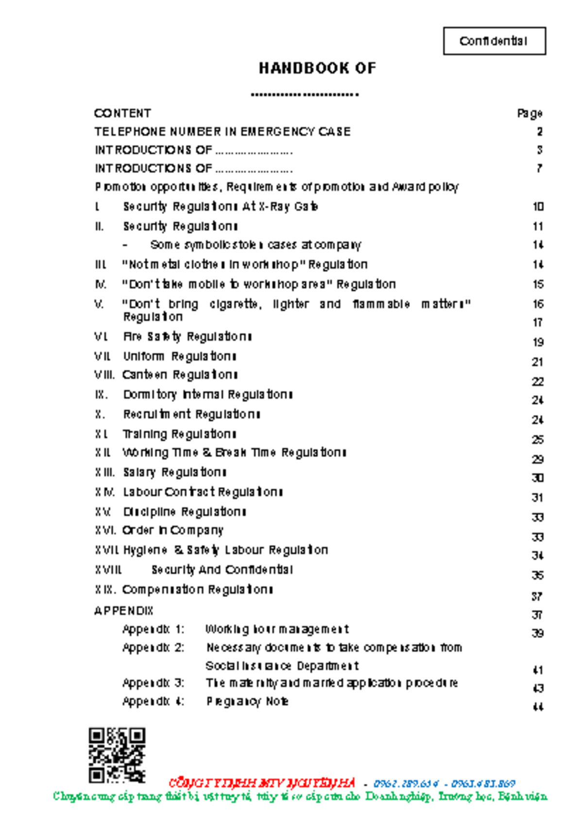 SEV handbook Lite Version English so tay - HANDBOOK OF ...
