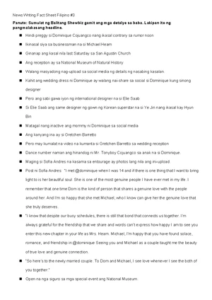 674549077 NEWS Writing: Current Issues & Developments in Context - Studocu