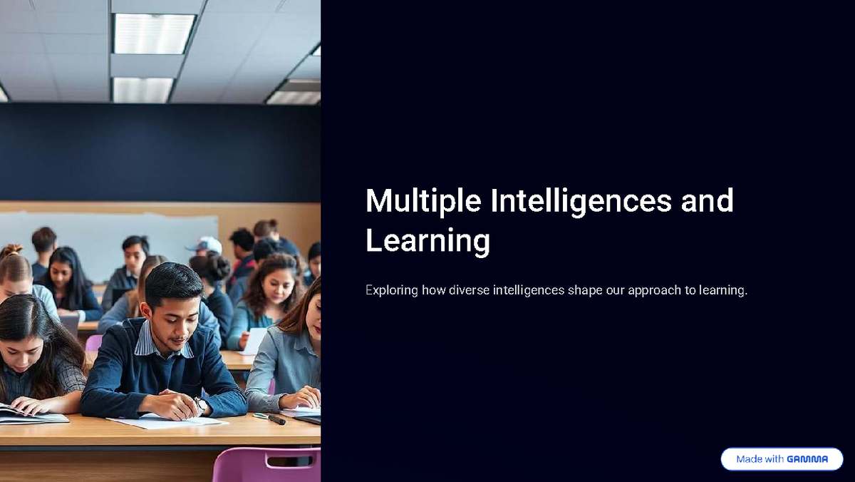 Multiple Intelligences and Learning: Enhancing Education Strategies ...