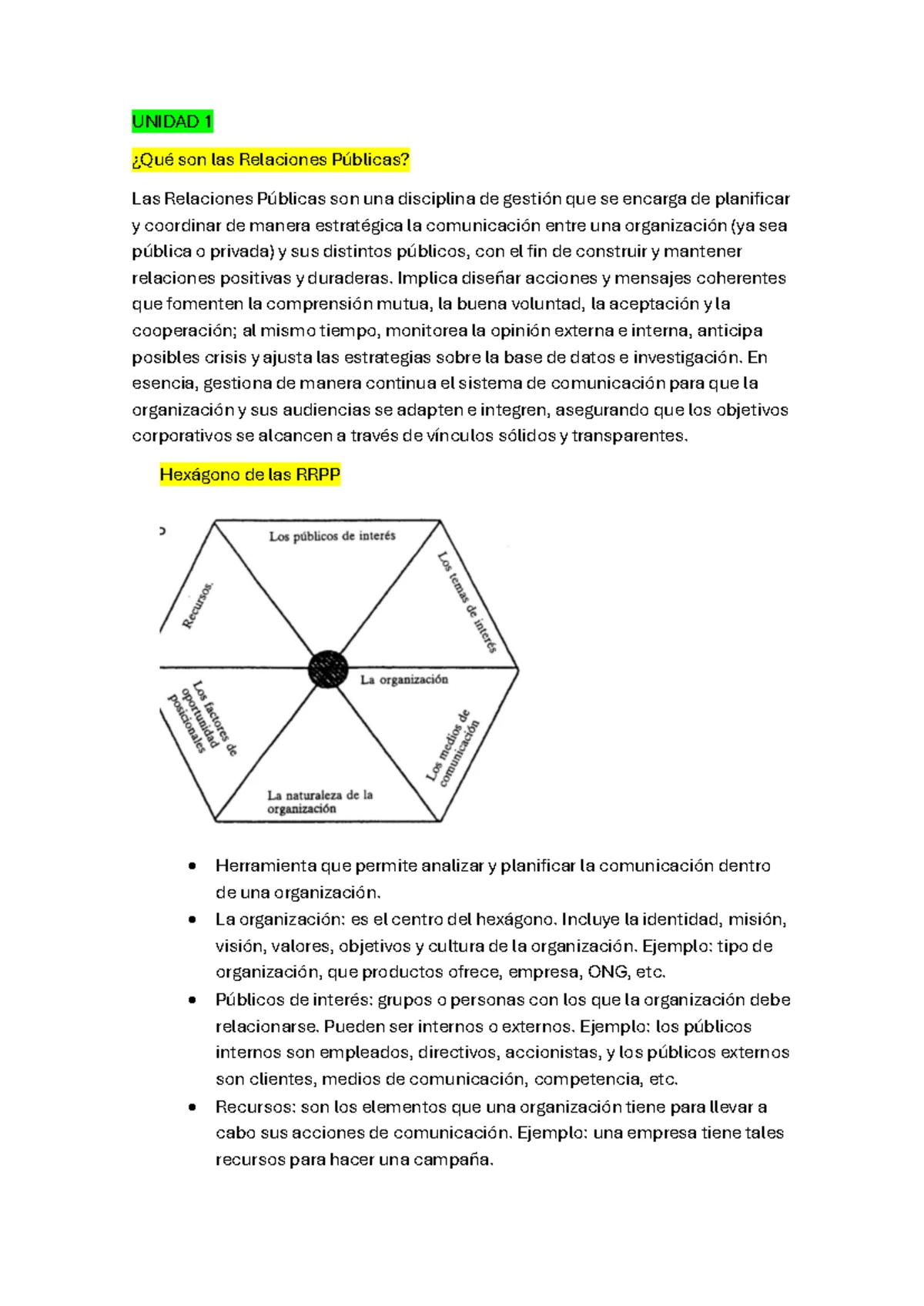 Resumen Detallado de RRPP - Curso RRPP2 - Studocu
