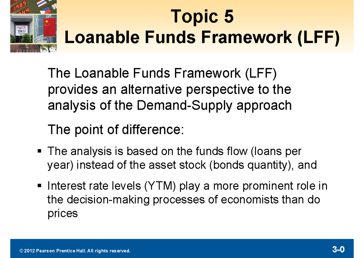 Topic 5 loanable funds framework - Topic 5 Loanable Funds Framework ...