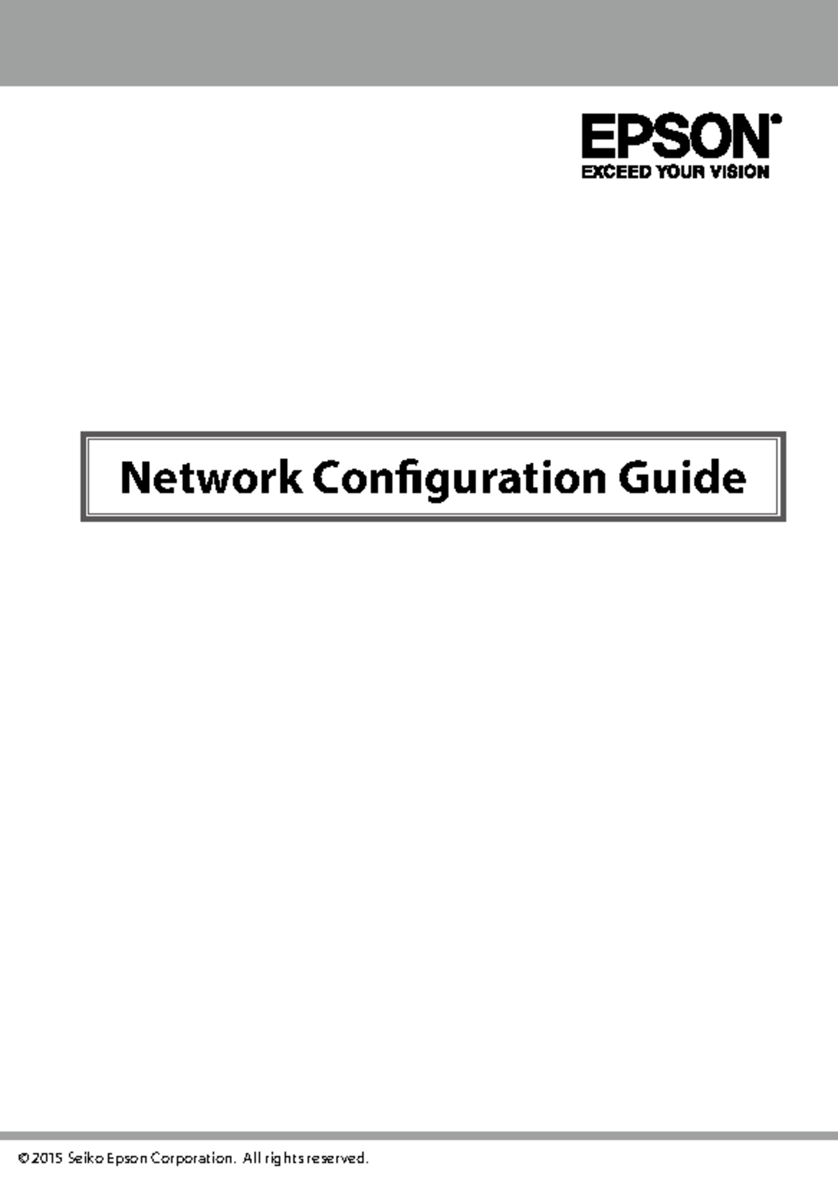 Network Configuration Guide for Printers: 2015 Edition - Studocu