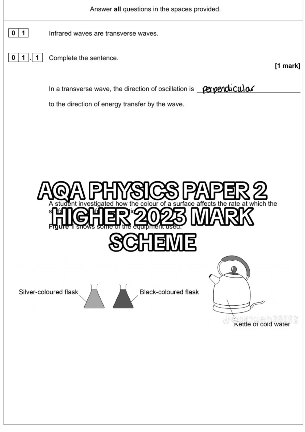 AQA - GCSE Separate Science - Higher - Physics - Paper 2 - 2023 Exam ...