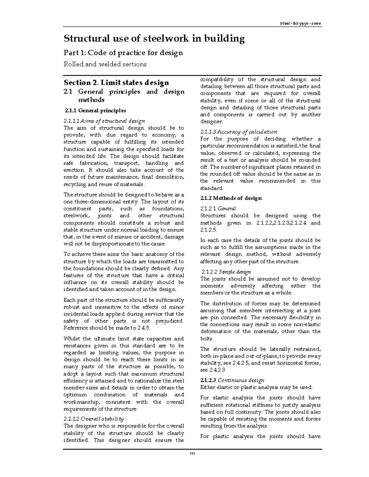 CVX7640 B3 Sec6 - Structural Design Exercises Course Materials and ...