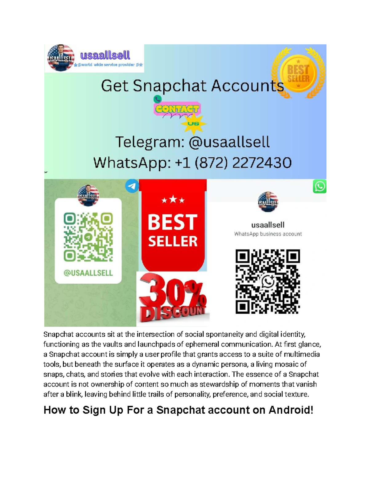 How to Sign Up for a Snapchat Account on Android: A Guide - Studocu