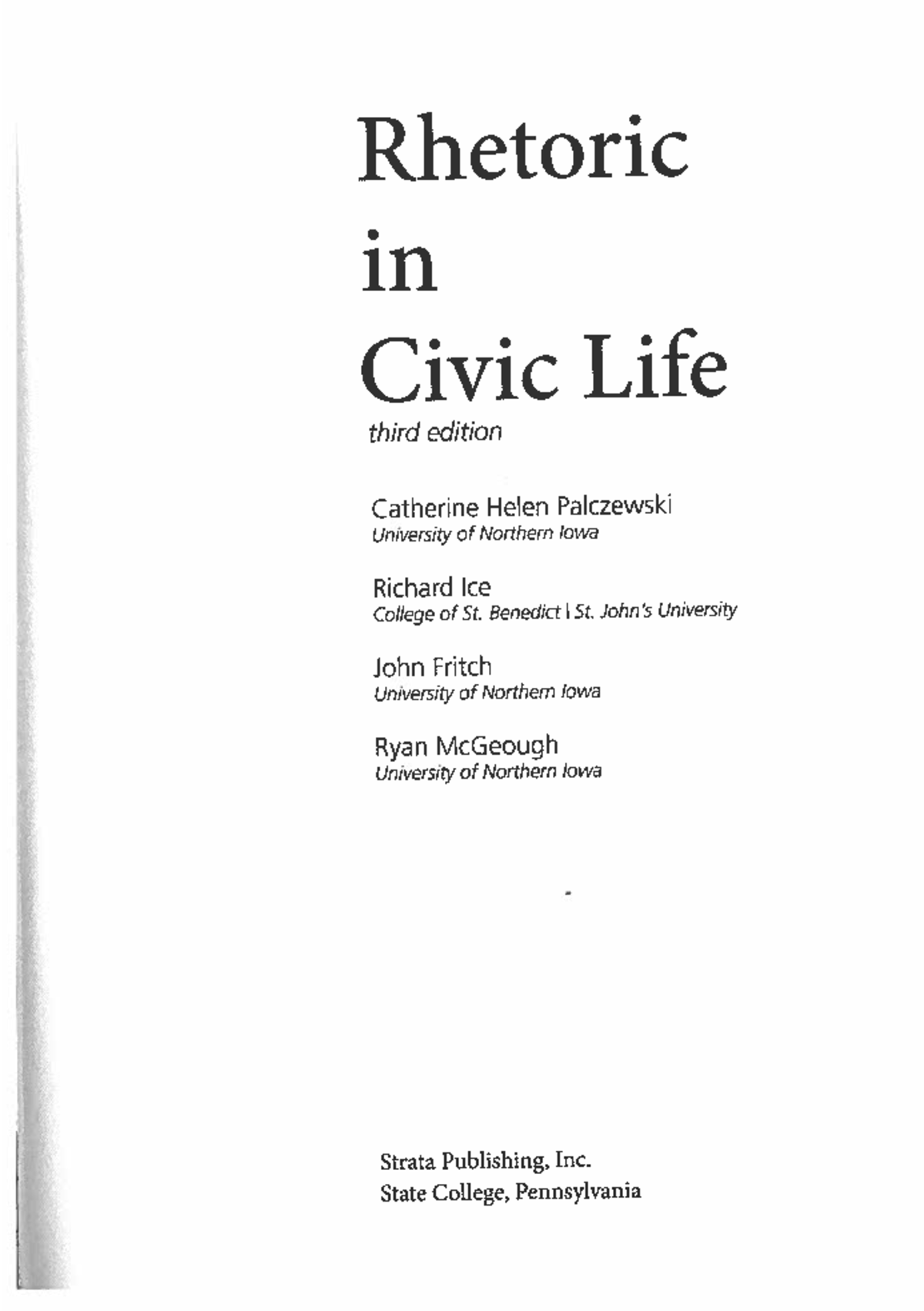 ENG 101: Rhetorical Engagement & Civic Participation Overview - Studocu