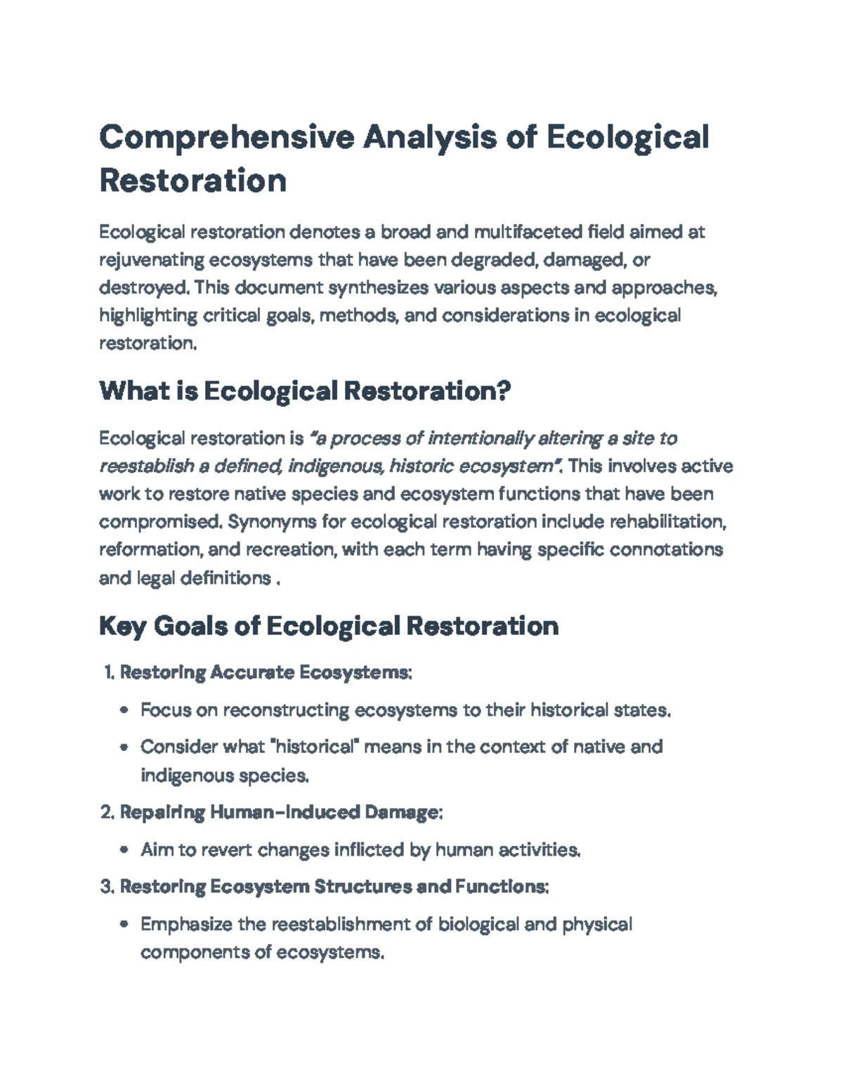 Ecological Impacts of Climate Change: Effects on Biodiversity and ...
