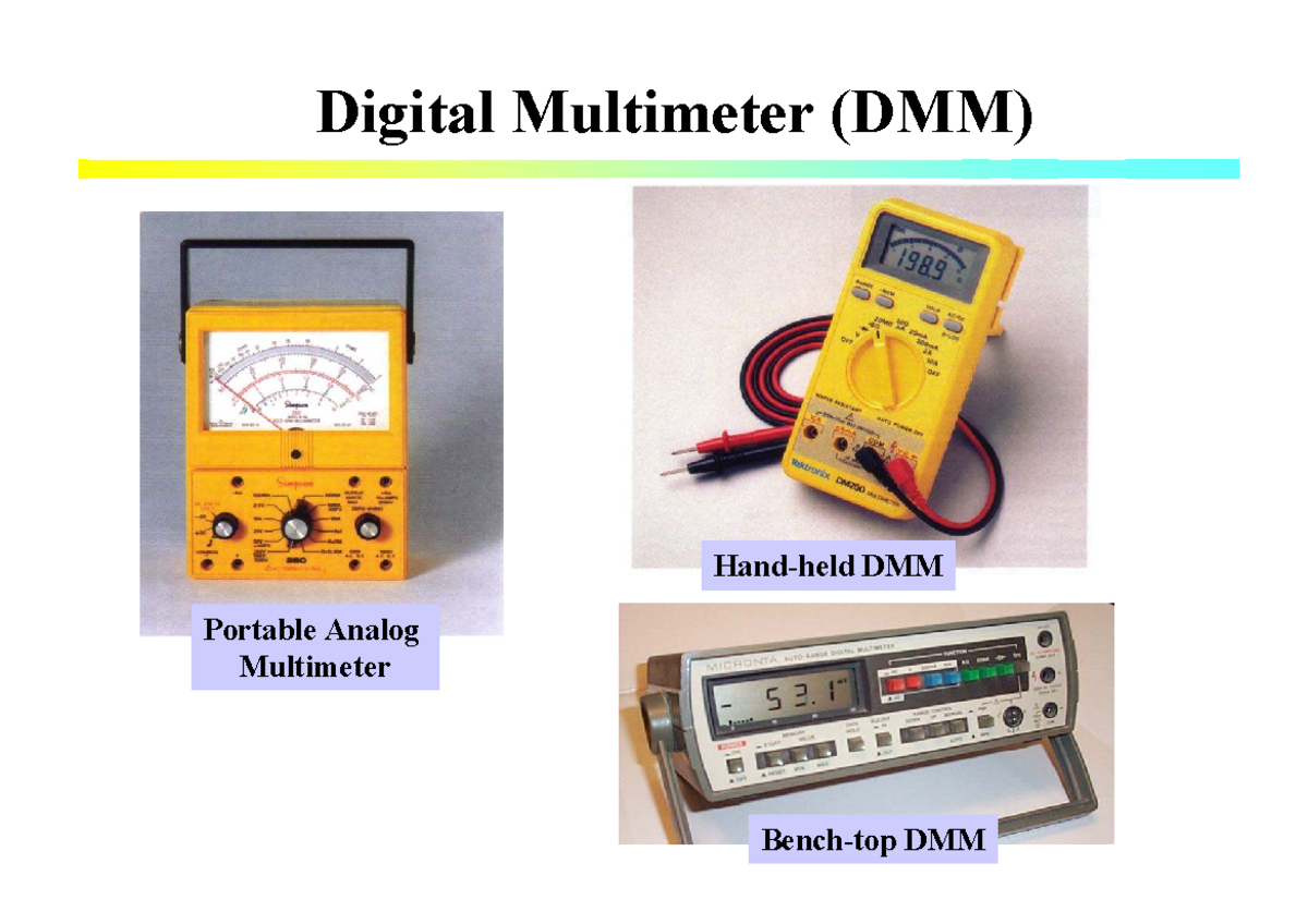 Digital Voltmeters (DVM) - Understanding Analog to Digital Conversion ...