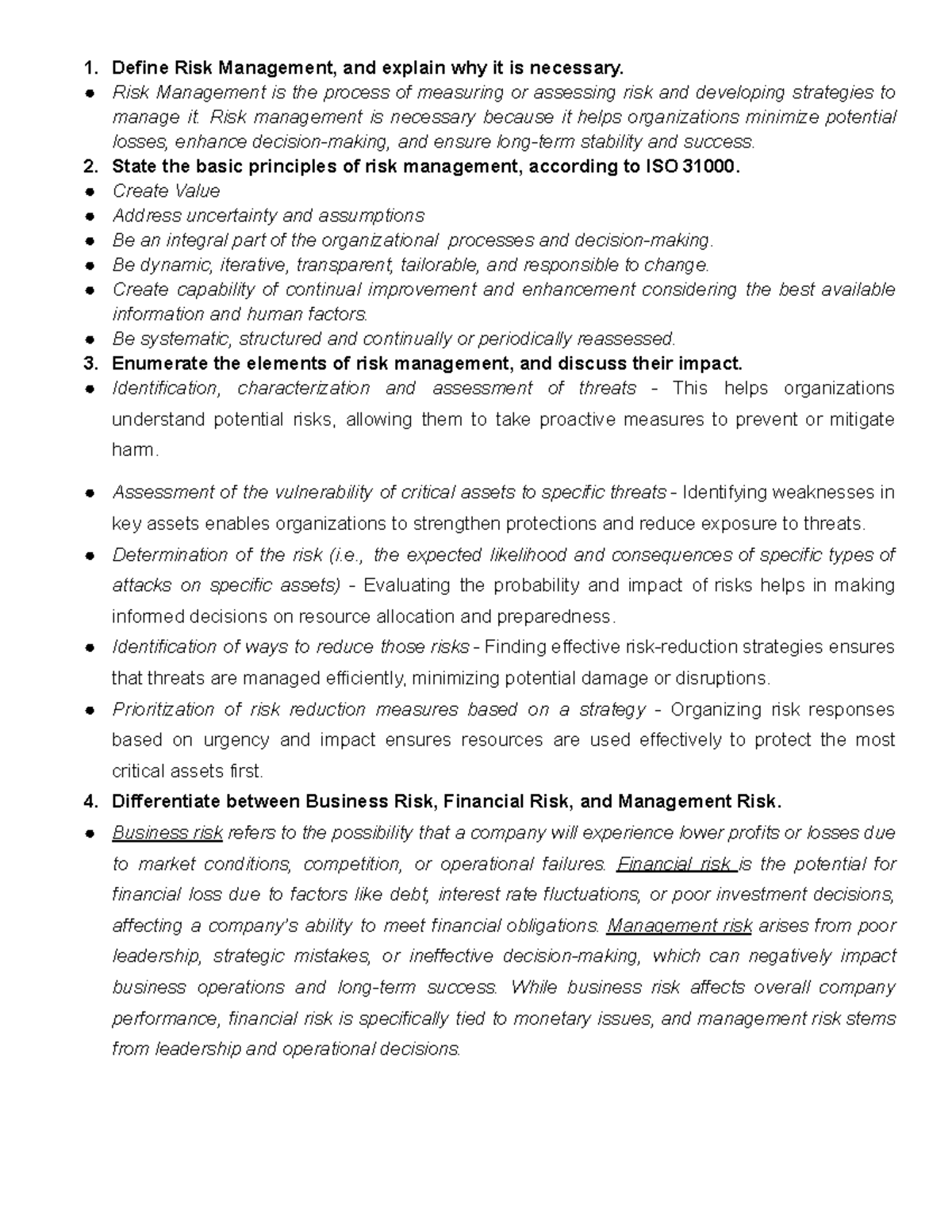 Risk Management: Importance, Principles, and Types of Risks Explained ...