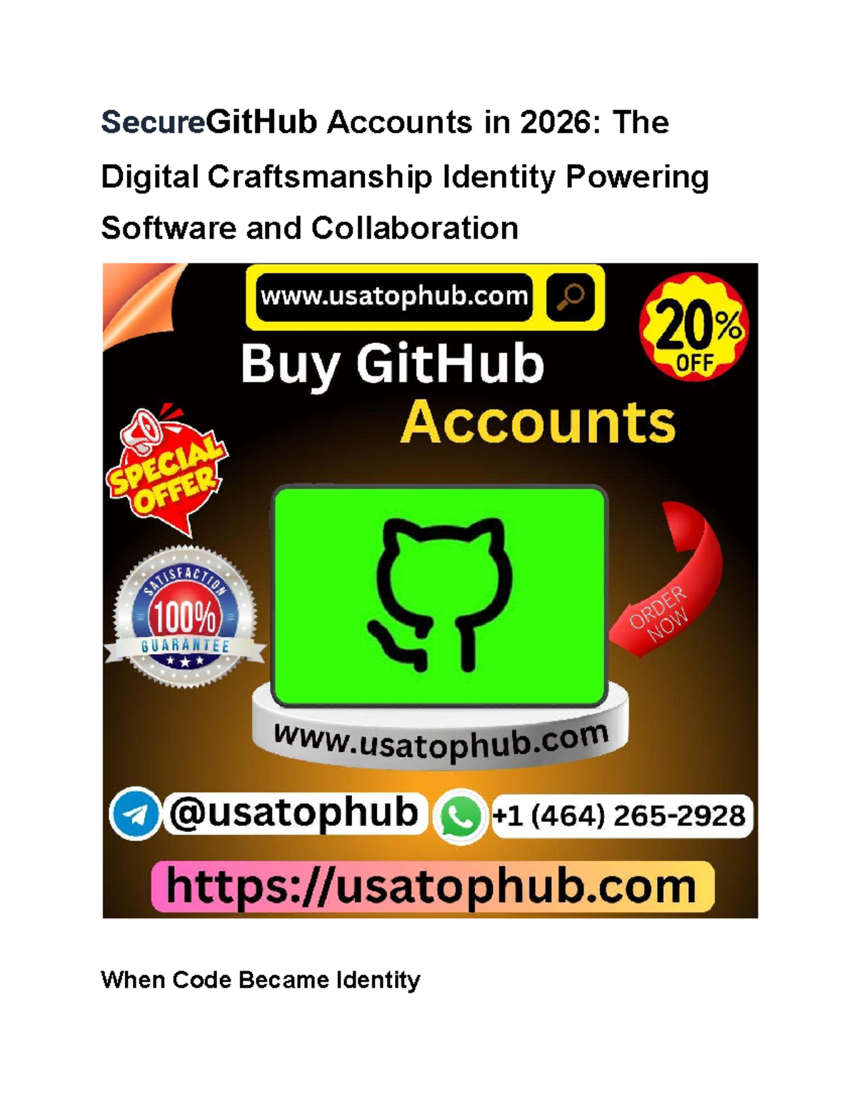 Secure GitHub Accounts in 2026: The Digital Identity of Developers ...