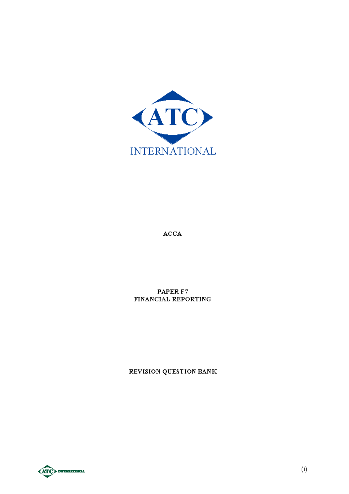 ACCA Paper F 7 Financial Reporting F7FR-RQB-Conts d08 - ATC ...