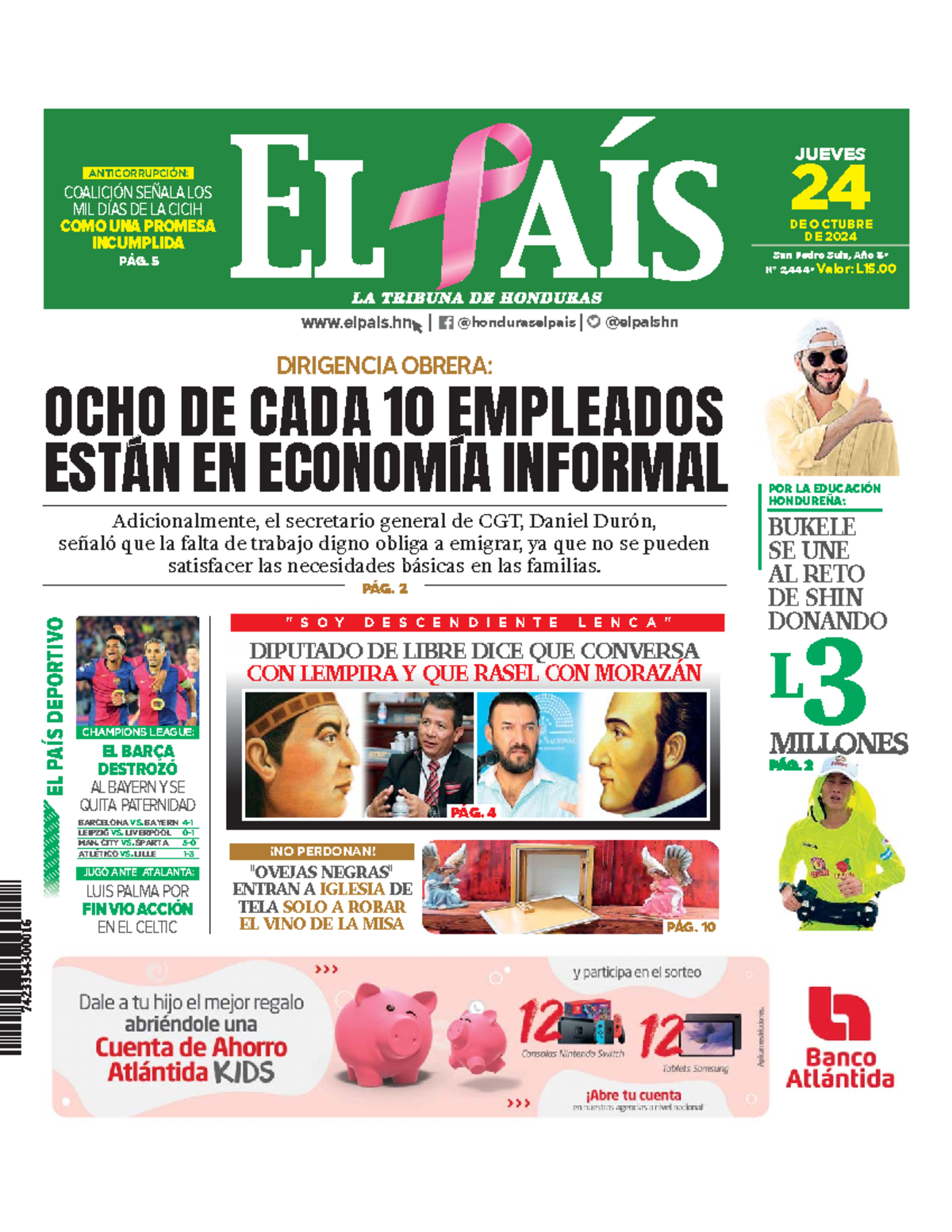 EP 24 Octubre 2024: Análisis de Promesas Incumplidas en Honduras - Studocu