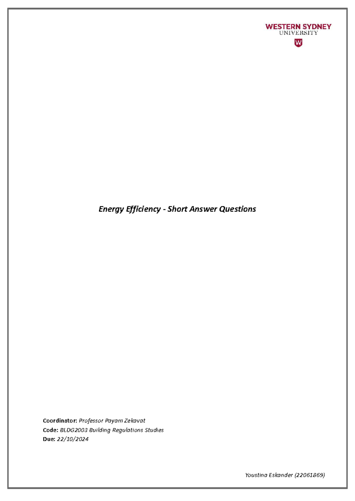 Building Regulations - Energy Efficiency - Energy Efficiency - Short ...