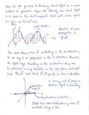 PHYS 365 - Final Exam Formula Sheet - PHYS 365 Final Exam - Fall 202 4 ...