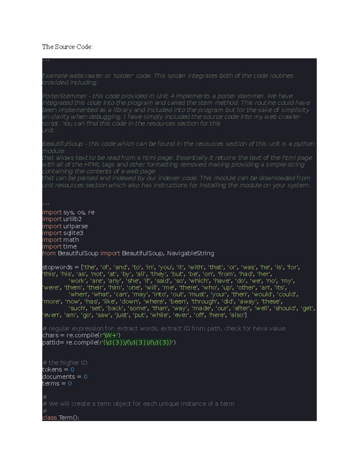 Programming Assignemnt Unit 2-cs 3308 - University of the People CS ...