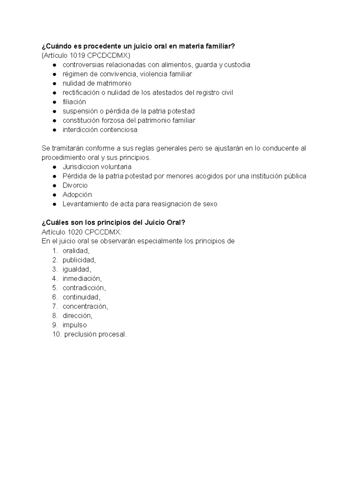 Guía Práctica del Juicio Oral en Materia Familiar (CPCDCDMX) - Document Preview