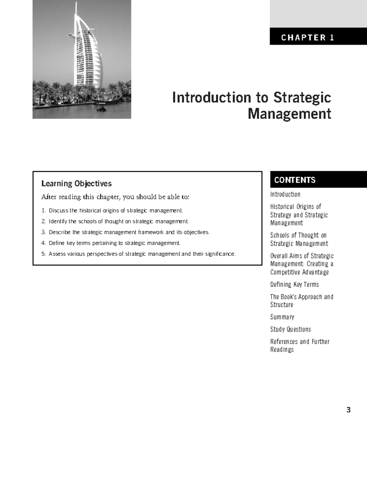 Chapter 01 Introduction to Strategic Management - CHAPTER 1 ...
