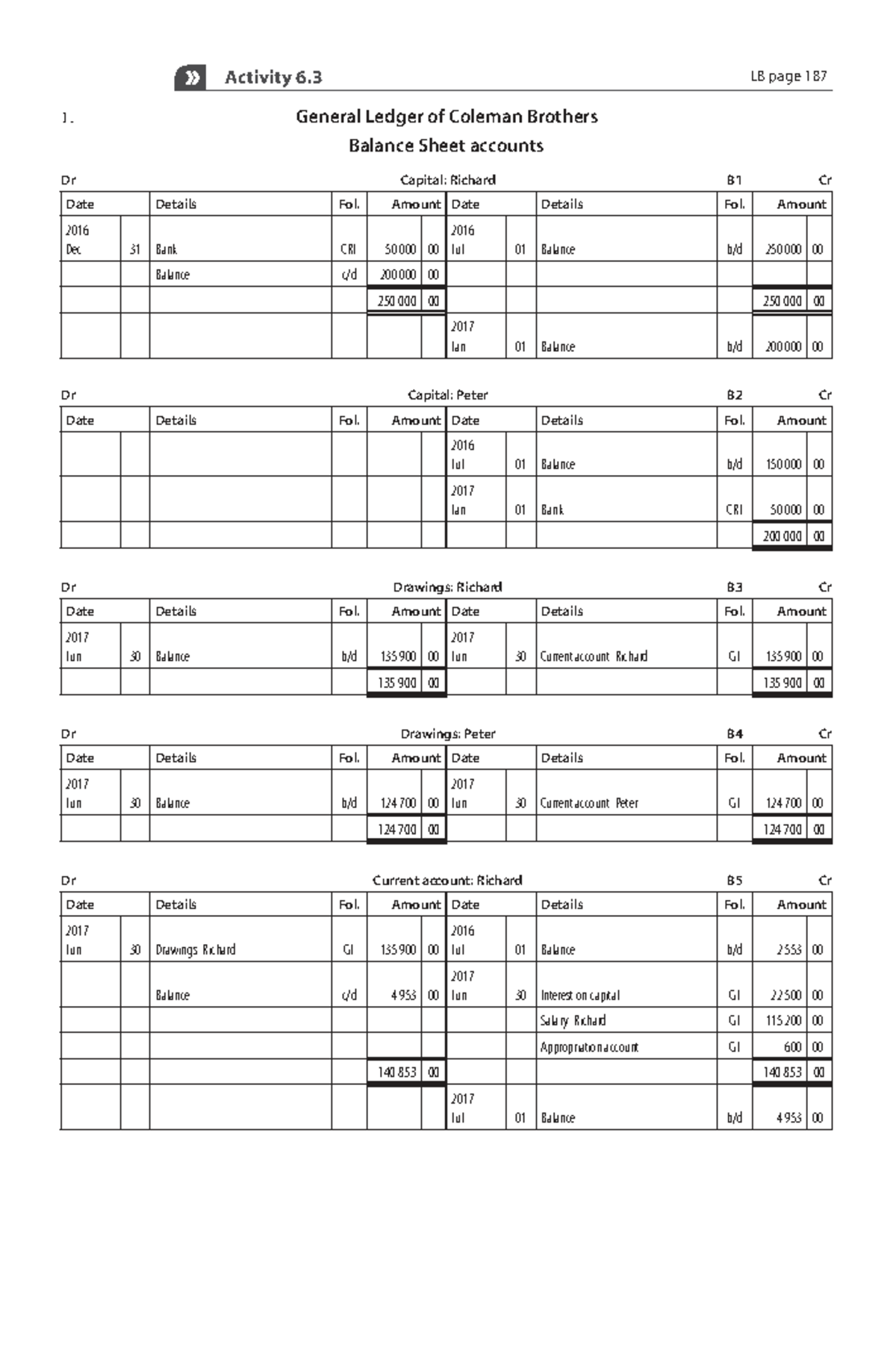 Gr11 Activity 6 - Term 2 Accounting Corrections and Ledger Analysis ...