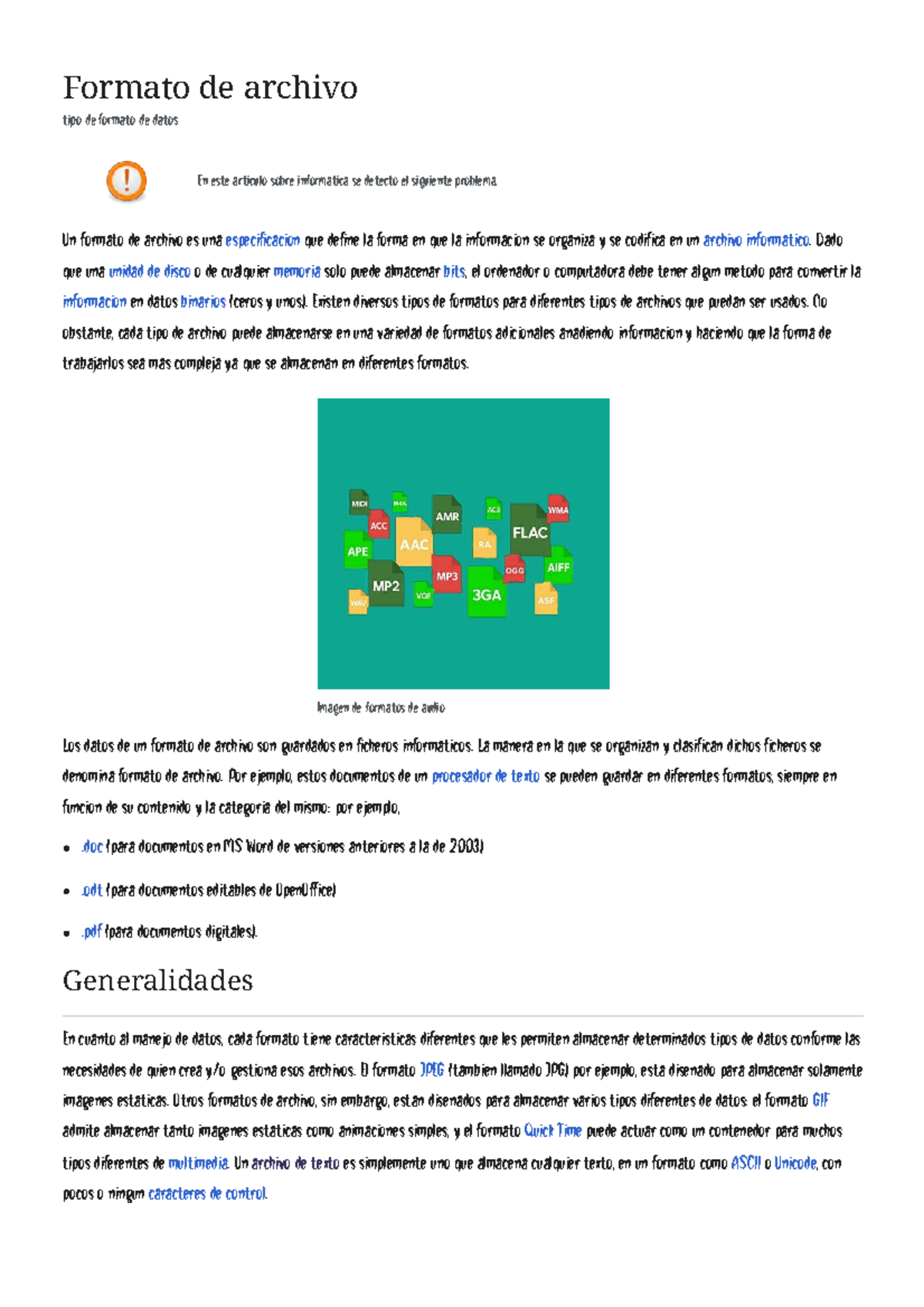 Formato de Archivo: Tipos y Características de Datos en Informática ...