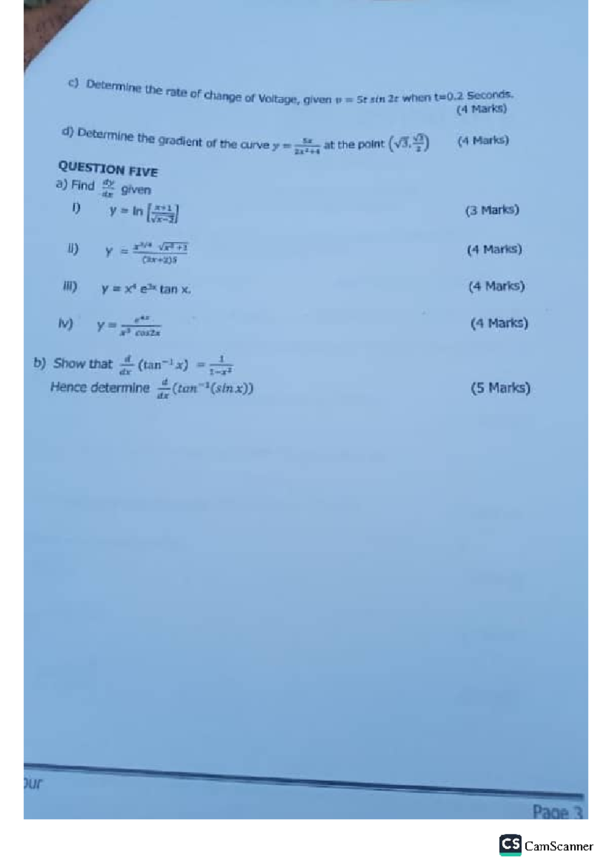 Calculus 1 Past Papers - Revision Notes for Exam Preparation - Studocu