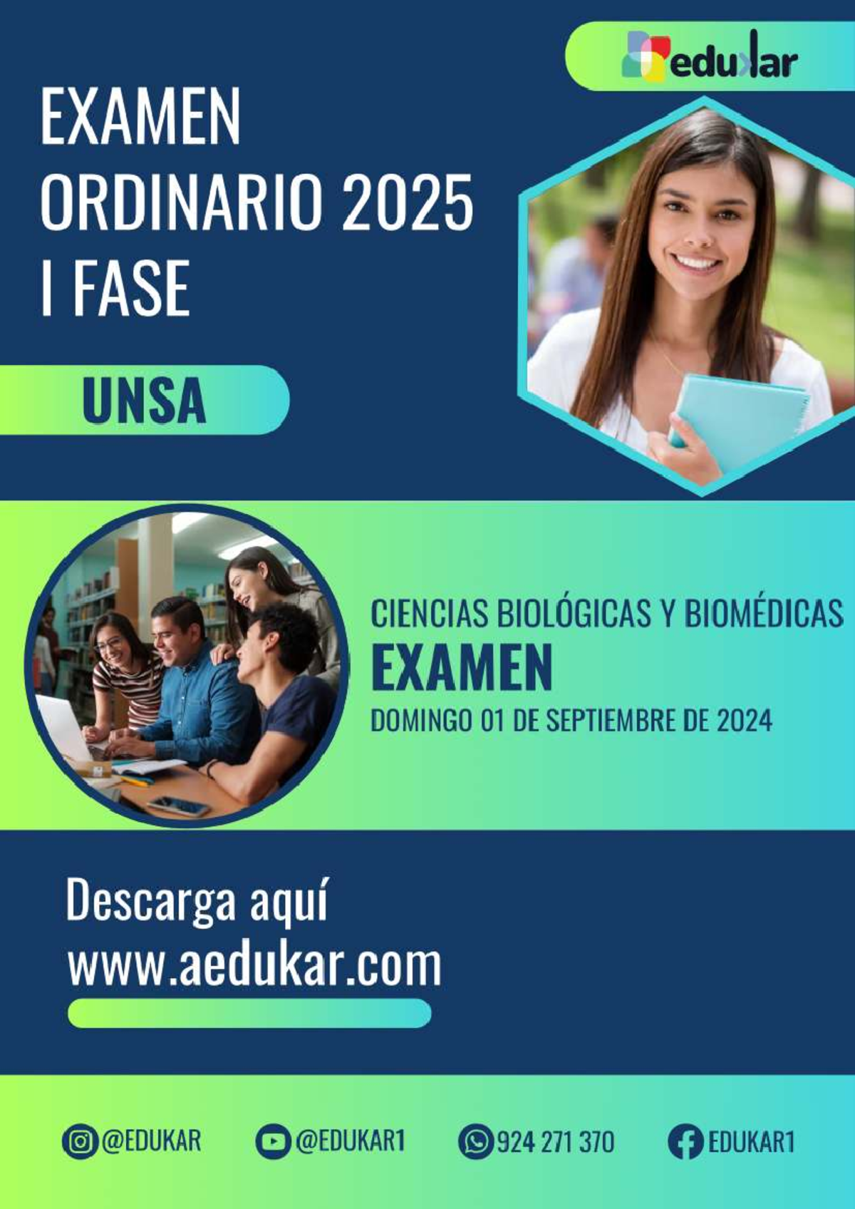Examen de Admisión UNSA 2025: Preguntas de Biomédicas I Fase - Studocu
