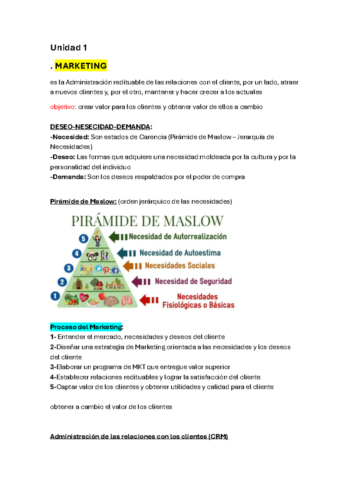 Resumen MKT Parcial 1: Estrategias y Conceptos Clave en Marketing - Studocu