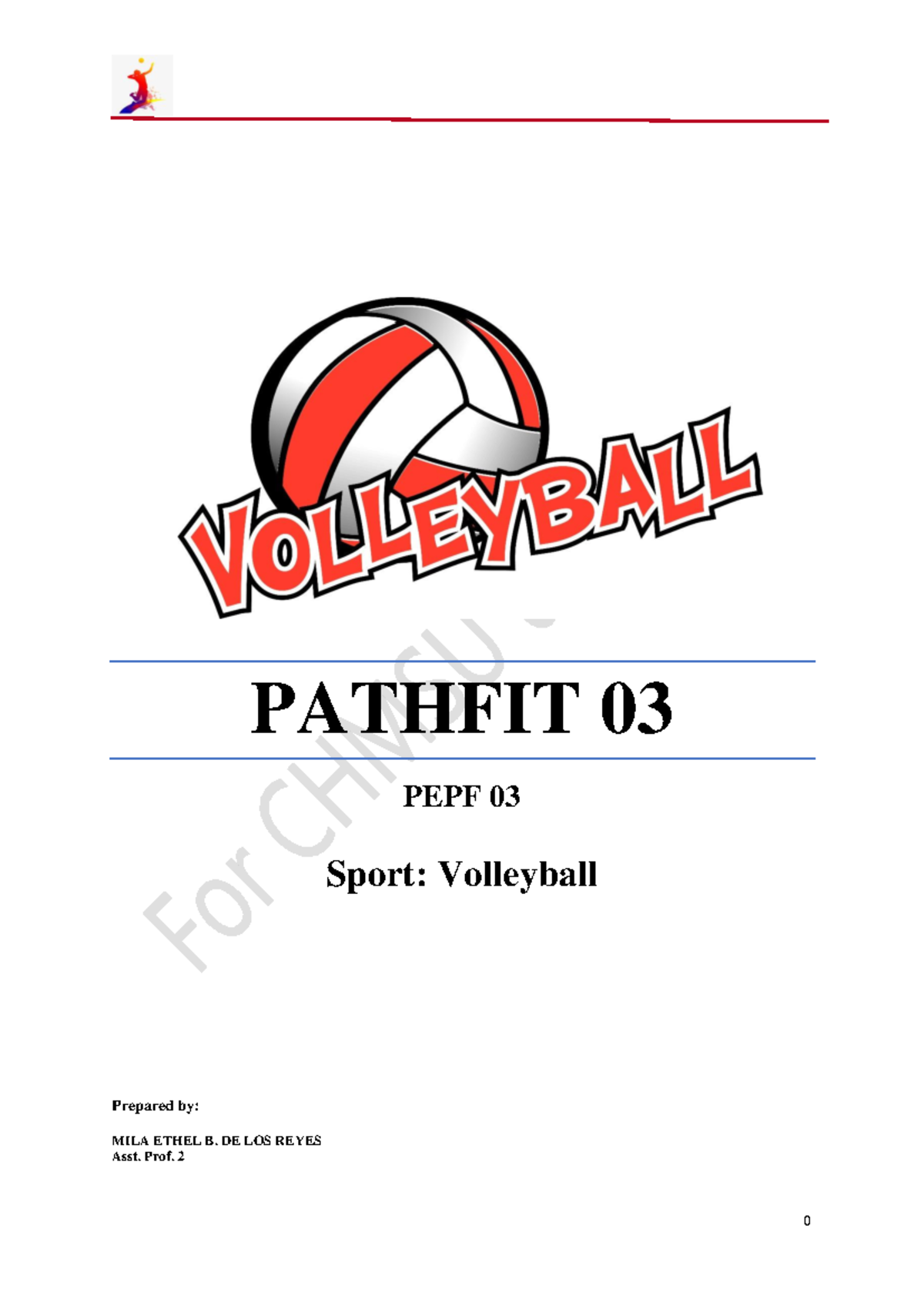 PATHFIT 03: MODULE 1 - Introduction to Volleyball History & Concepts ...