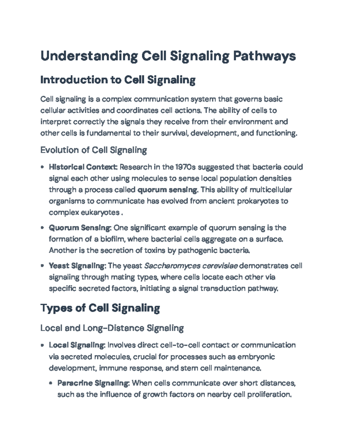 Cell Signaling Pathways Overview: Mechanisms and Functions ...