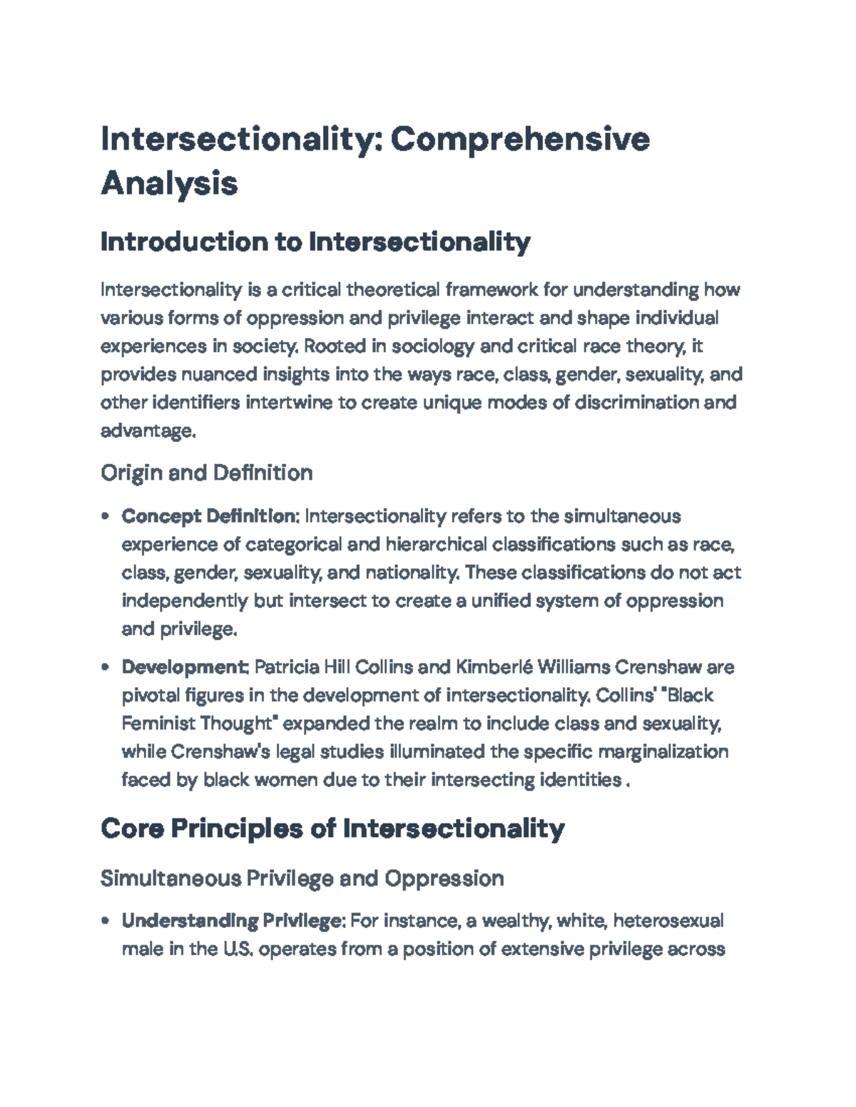 Understanding Intersectionality: A Framework for Social Justice ...