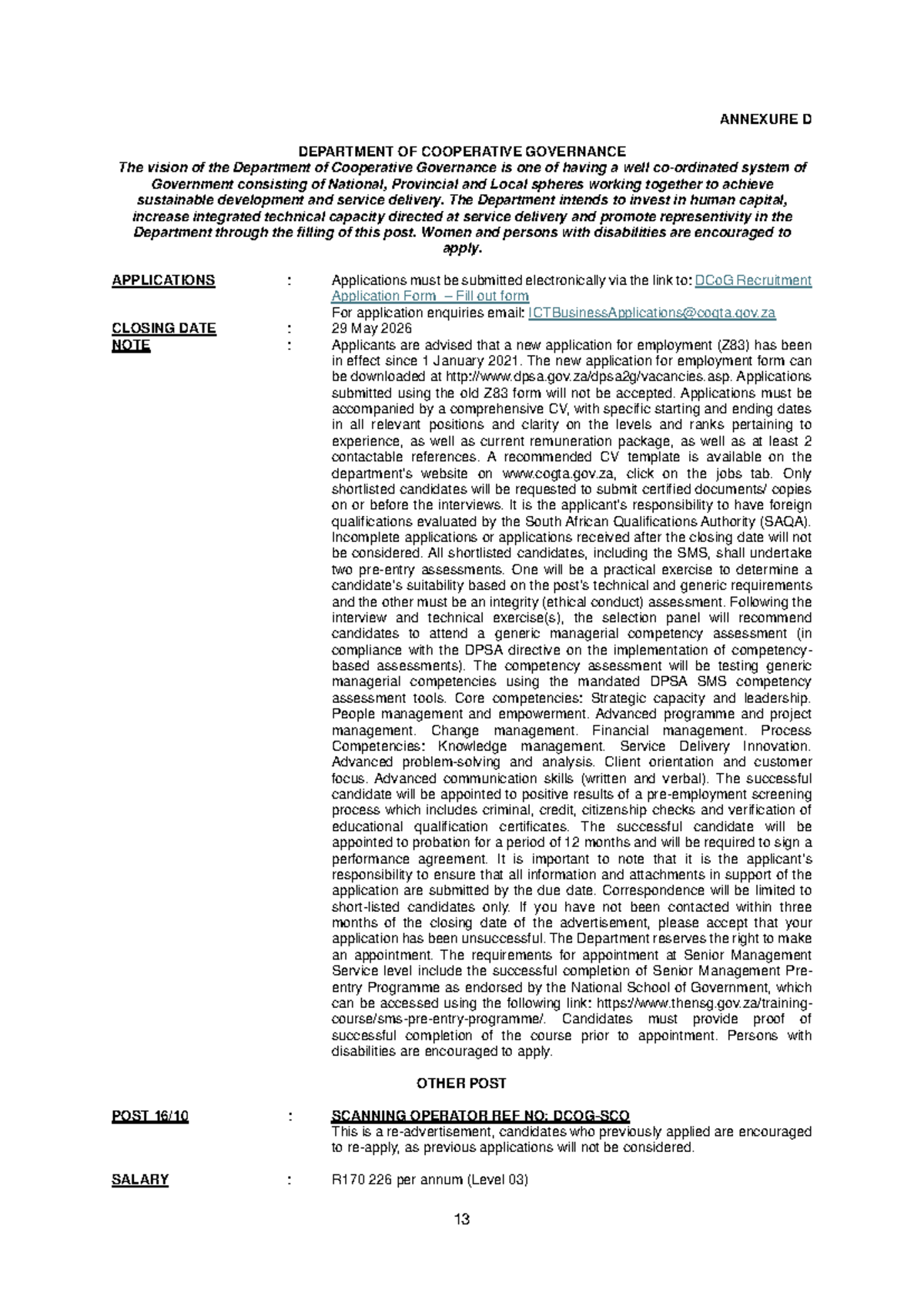 F4 - DCoG Scanning Operator Application Guidelines - Studocu