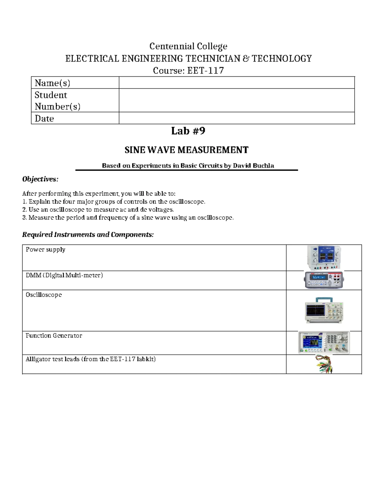 EET-117-Lab 8- Series Parallel Circuit W22 - School Of Engineering ...