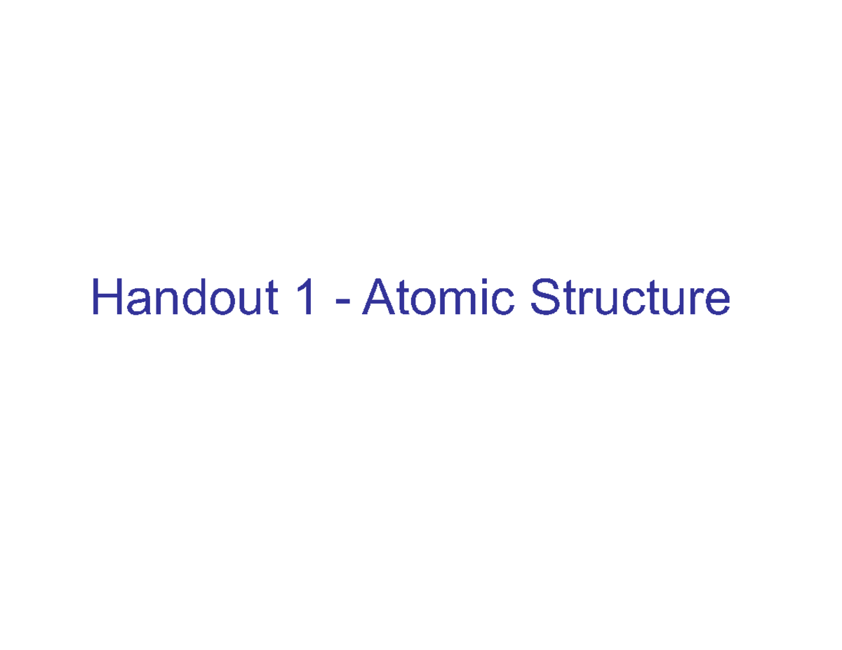 Quantum Mechanics Overview: Key Concepts and Experiments - Handout 1 ...