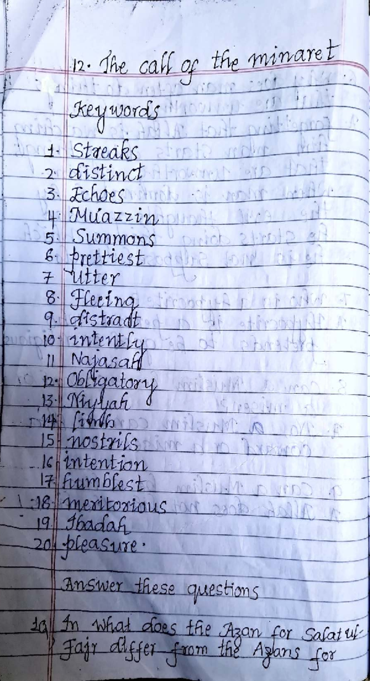 Grade 6 Islamic Studies: Azan, Wudu, and Salah Notes - Studocu