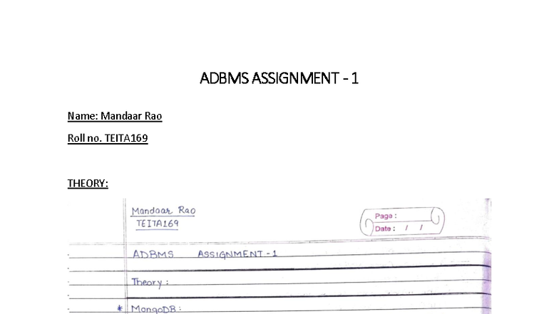 TEITA ADBMS Assignment 1: Employee Management System Overview - Studocu