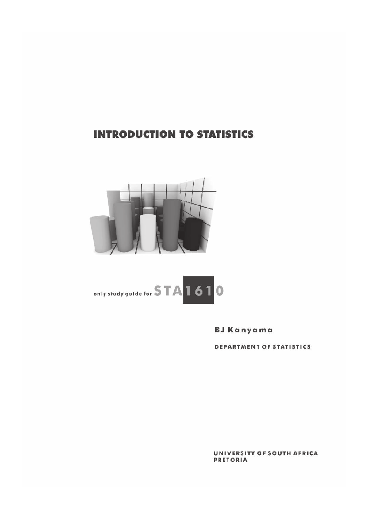 STA1610 Study Guide: Key Concepts in Statistics and Probability - Studocu