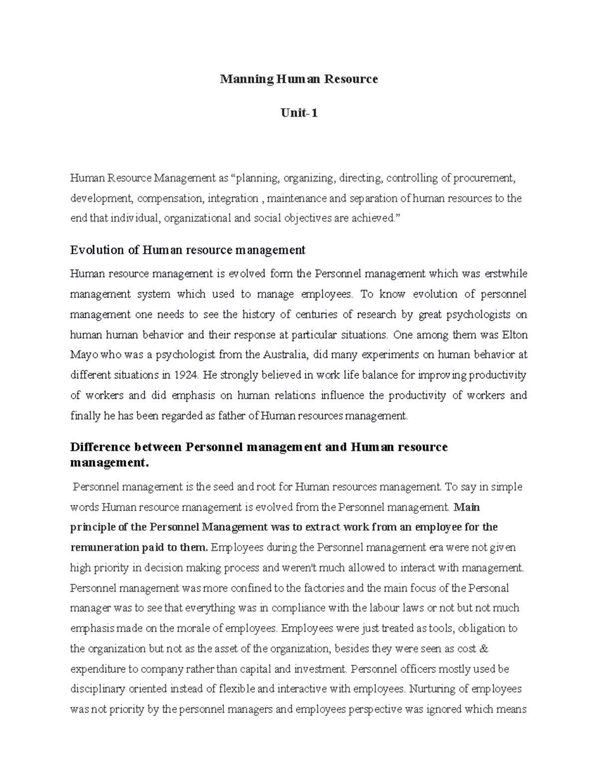 HR Management Overview: Evolution, Responsibilities, and Objectives ...