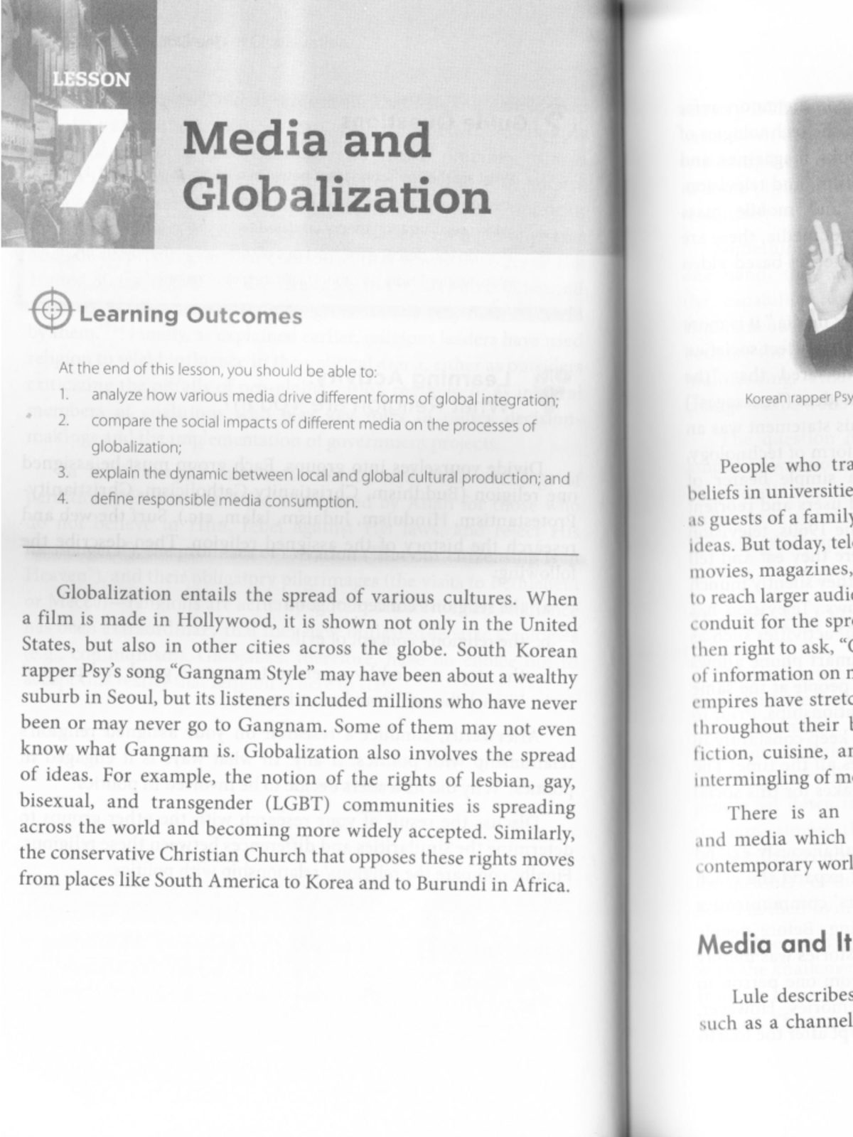 THE Contemporary World pdf 76 85 - LESSON Media and Globalization ...