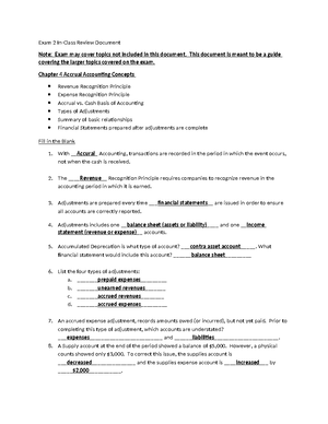 ACCT 2000 – Chapter 1 doc - Chapter 1 Class Notes 1. Describe the ...