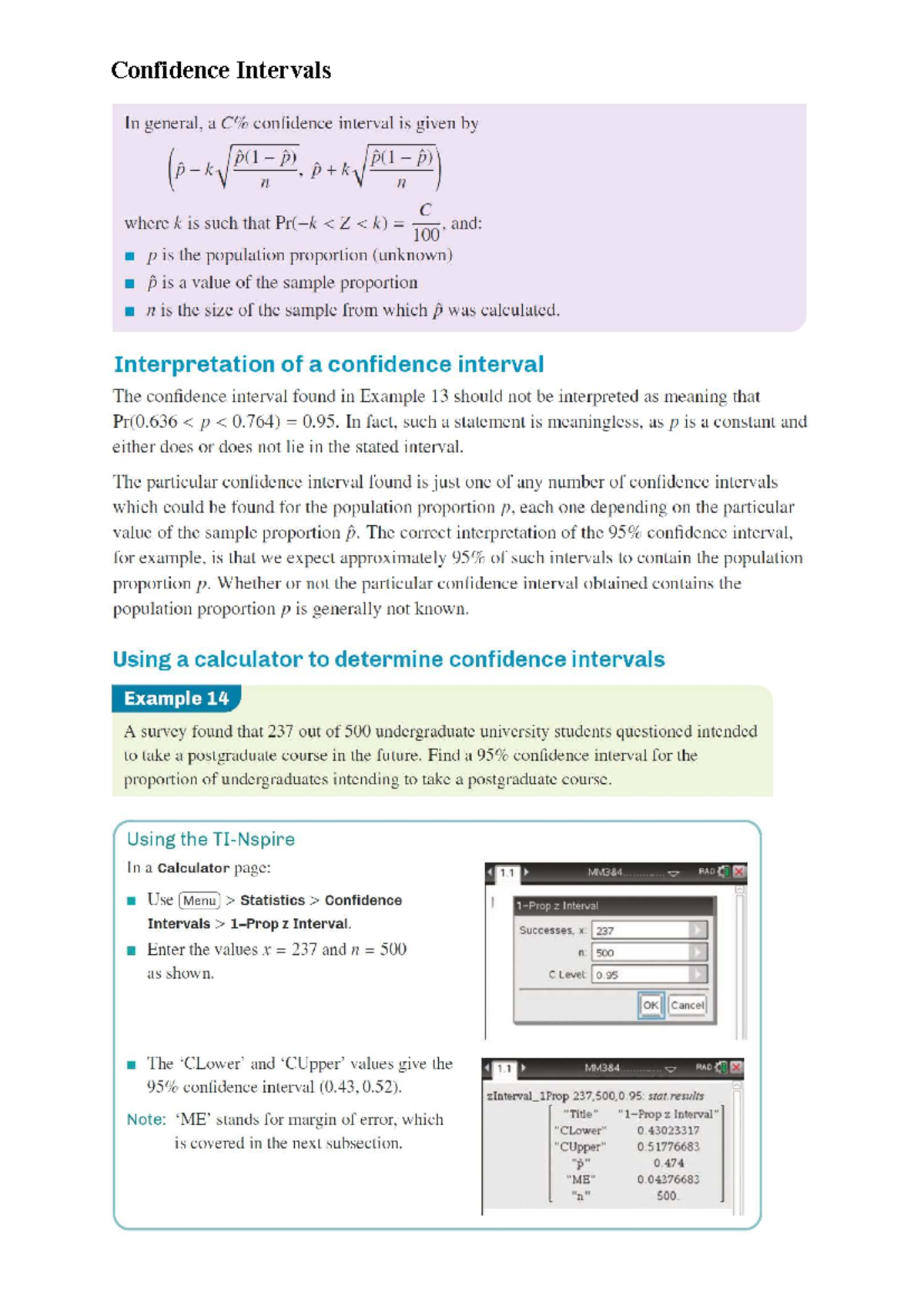 Confidence Intervals: Key Concepts and Examples - Studocu