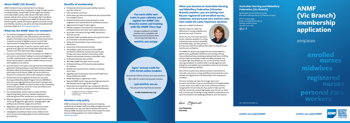 ANMF-Membership-Form - anmfvic.asn/joinANMF anmfvic.asn/joinANMF ANMF ...